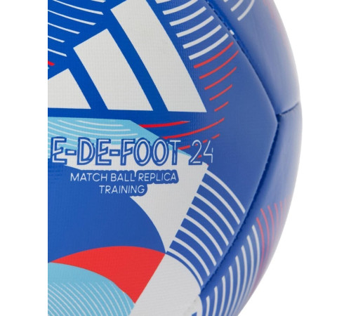 М'яч для футболу Adidas Olympic 24 Training синій IW6330 4. М'яч для футболу Adidas Olympic 24 Training синій IW6330 4.