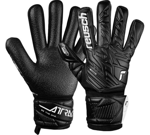 Рукавички воротарські Reusch Attrakt Resist czarne 5570615 7700 р.9,5, чорні Рукавички воротарські Reusch Attrakt Resist czarne 5570615 7700 р.9,5, чорні