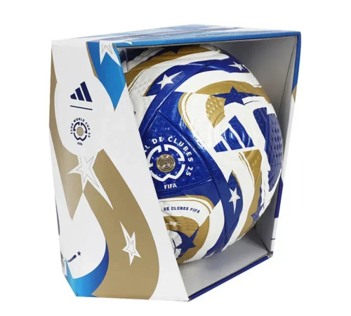 Футбольний м'яч Adidas World Cup USA 2025 Finale OMB розмір 5, синьо-золотий