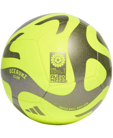 Футбольний м'яч Adidas 2023 Oceaunz Club розмір 5, чорно-жовтий