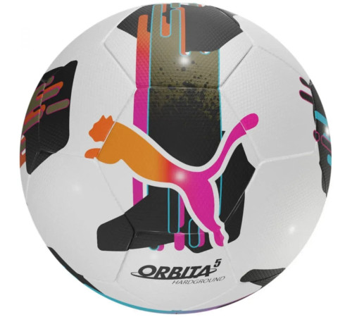 М'яч футбольний Puma Orbita 5 TB Hardground розмір 5, біло-чорний