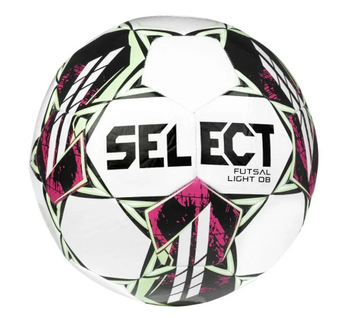 М'яч футзальний Select FUTSAL LIGHT DB v22 розмір 4, біло-рожевий
