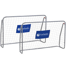 Ворота футбольні Garlando Kick and Rush 215 x 152 x 73 см, сірі