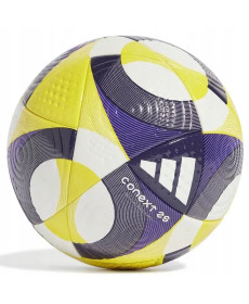 Футбольний м'яч Adidas Conext 25 PRO OMB розмір 5, фіолетово-жовтий