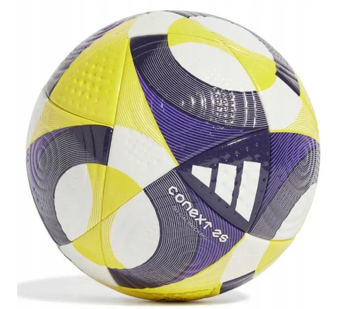 Футбольний м'яч Adidas Conext 25 PRO OMB розмір 5, фіолетово-жовтий