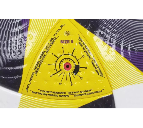 Футбольний м'яч Adidas Conext 25 PRO OMB розмір 5, фіолетово-жовтий