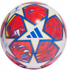 М'яч футбольний Adidas UCL TRN IN9332 розмір 5, біло-червоний
