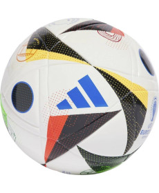 М'яч футбольний Adidas Euro24 Fussballiebe League J350 IN9376 розмір 5, біло-чорний
