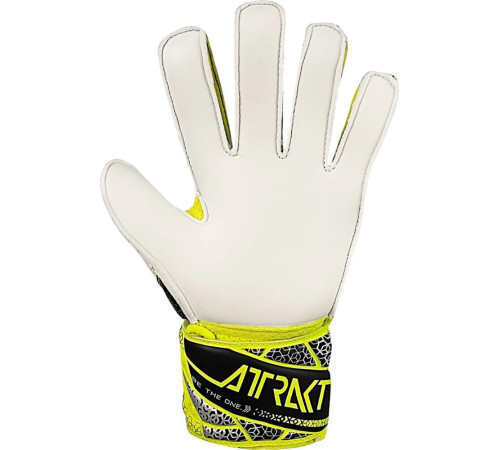 Рукавички воротарські Reusch Attrakt Solid Junior 5572515 2014 р.6, жовто-чорні Рукавички воротарські Reusch Attrakt Solid Junior 5572515 2014 р.6, жовто-чорні