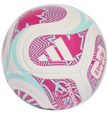 Футбольний м'яч Adidas FIFA World Cup 26™ Trionda Club розмір 5, біло-рожевий