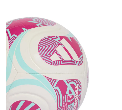 Футбольний м'яч Adidas FIFA World Cup 26™ Trionda Club розмір 5, біло-рожевий