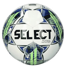 М'яч футзальний Select Futsal Master v22 розмір 4, біло-синій