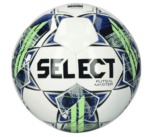 М'яч футзальний Select Futsal Master v22 розмір 4, біло-синій