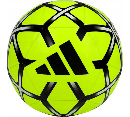 Adidas футбольний м'яч Starlancer Club тренувальний рекреаційний жовто-чорний розмір 4