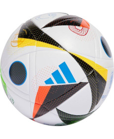 М'яч футбольний Adidas Euro24 Fussballiebe League IN9367 розмір 5, біло-чорний