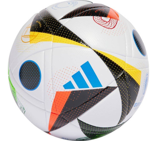 М'яч футбольний Adidas Euro24 Fussballiebe League IN9367 розмір 5, біло-чорний М'яч футбольний Adidas Euro24 Fussballiebe League IN9367 розмір 5, біло-чорний