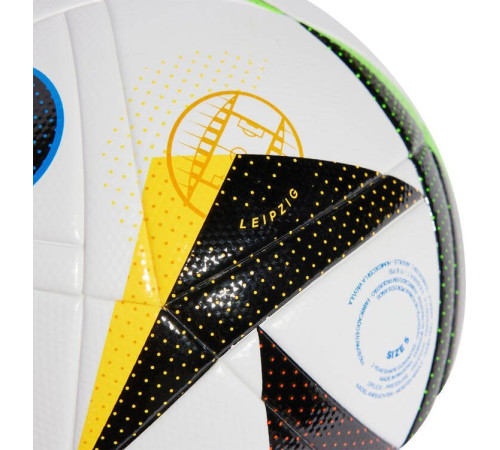 М'яч футбольний Adidas Euro24 Fussballiebe League IN9367 розмір 5, біло-чорний М'яч футбольний Adidas Euro24 Fussballiebe League IN9367 розмір 5, біло-чорний