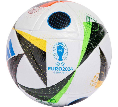 М'яч футбольний Adidas Euro24 Fussballiebe League IN9367 розмір 5, біло-чорний М'яч футбольний Adidas Euro24 Fussballiebe League IN9367 розмір 5, біло-чорний