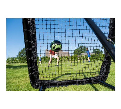 Сітка тренувальна для футболу Exit Kickback L Rebounder 124 х 124 см, чорна