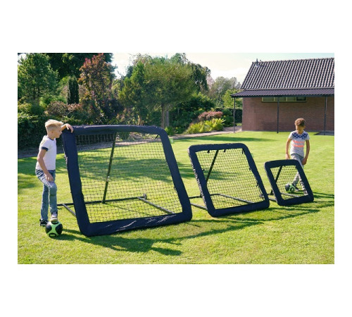 Сітка тренувальна для футболу Exit Kickback L Rebounder 124 х 124 см, чорна