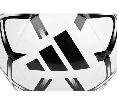 М'яч футбольний Adidas Starlancer Club IP1648 розмір 5, біло-чорний