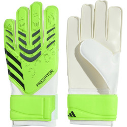 Рукавички воротарські Adidas Predator Training limonkowe JN5362 р. 7, біло-зелені