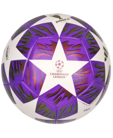 Футбольний м'яч Adidas UCL Training 25/26 Budapest  розмір 4, біло-фіолетовий
