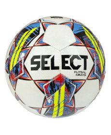 М'яч футзальний SELECT Futsal Mimas (FIFA Basic) v22 розмір 4, біло-синій