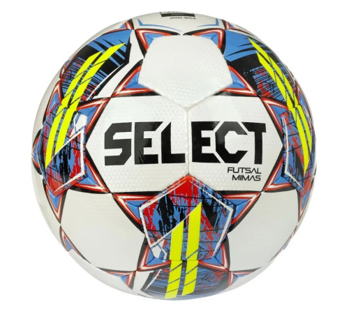 М'яч футзальний SELECT Futsal Mimas (FIFA Basic) v22 розмір 4, біло-синій