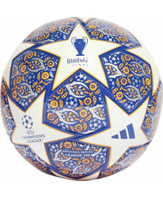 М'яч футбольний Adidas Junior UCL League Istanbul 290 HU1575 розмір 4, синьо-білий