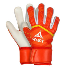 Рукавички воротарські Select GOALKEEPER GLOVES 34 PROTECTION v24, розмір 8 (18 см), біло-оранжеві