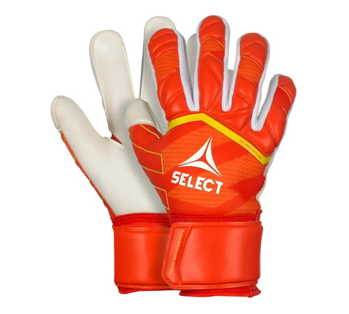 Рукавички воротарські Select GOALKEEPER GLOVES 34 PROTECTION v24, розмір 8 (18 см), біло-оранжеві