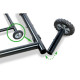 Сітка тренувальна для футболу Exit Kickback XL Rebounder 164 х 164 см, чорна