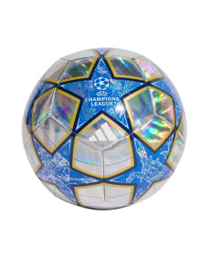 Футбольний м'яч Adidas UCL Training 25/26 League Stage Foil розмір 5, сріблясто-синій