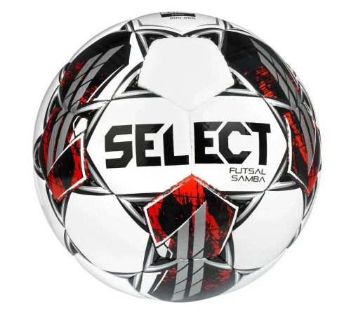 М'яч футзальний Select Futsal Samba v22 розмір 4, біло-чорний