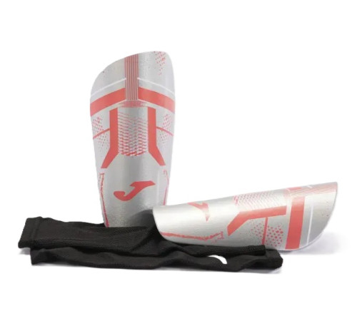 Щитки Joma J-PRO розмір L (зріст 155-175 см), сріблясто-рожеві