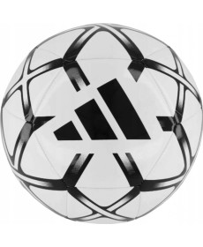 М'яч футбольний Adidas Starlancer Club TRN розмір 4, чорно-білий