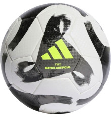 М'яч футбольний Adidas League Artificial HT2423 розмір 5, біло-чорний