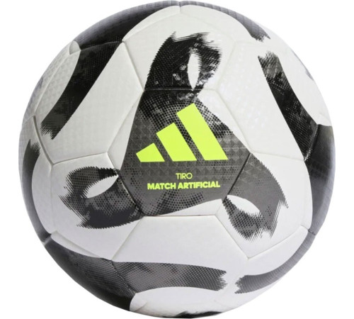 М'яч футбольний Adidas League Artificial HT2423 розмір 5, біло-чорний М'яч футбольний Adidas League Artificial HT2423 розмір 5, біло-чорний