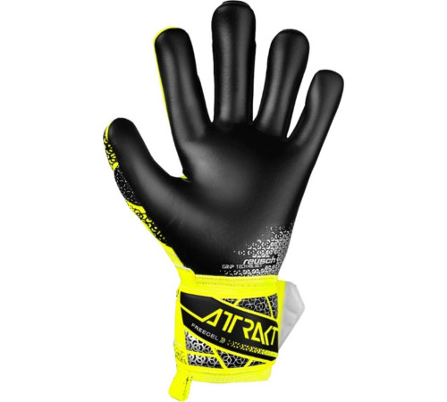 Рукавички воротарські Reusch Attrakt Freegel Silver 5570235 2025 р.8,5, жовто-чорні Рукавички воротарські Reusch Attrakt Freegel Silver 5570235 2025 р.8,5, жовто-чорні
