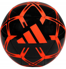 М'яч футбольний Adidas Starlancer Club IP1650 розмір 4, чорно-червоний
