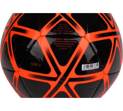 М'яч для футболу Adidas Starlancer Club чорний та червоний IP1650 5 М'яч для футболу Adidas Starlancer Club чорний та червоний IP1650 5