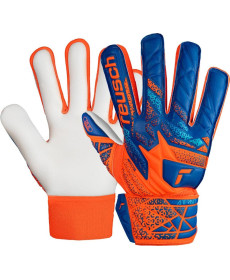 Рукавички воротарські Reusch Attrakt Starter Solid Finger Support Junior 5472511 2290 р.8, помаранчево-сині