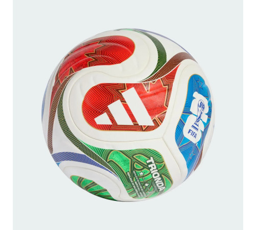 Футбольний м'яч Adidas FIFA World Cup 26 Trionda Competition Ball розмір 5, біло-червоний