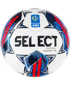 М'яч футзальний Select FUTSAL SUPER TB v22 АФУ розмір 4, біло-синій