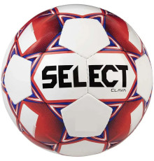 М'яч футбольний Select FB CLAVA розмір 5, біло-червоний