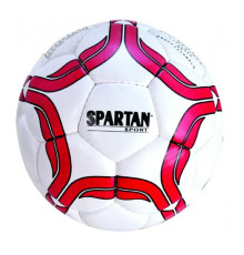 М'яч футбольний SPARTAN Club Junior розмір 4, біло-червоний