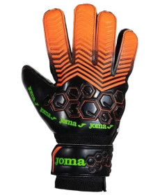 Рукавички воротарські Joma CALCIO розмір 4 (13,6 см), чорно-оранжева