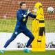 Манекен футболіста надувний FORZA AIR Senior 175 см, жовтий