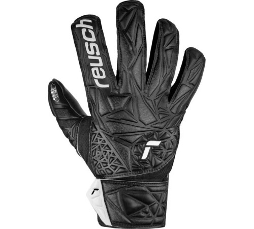 Рукавички воротарські Reusch Attrakt Starter Solid Finger Support Junior 5472511 7700 р.5, чорні Рукавички воротарські Reusch Attrakt Starter Solid Finger Support Junior 5472511 7700 р.5, чорні